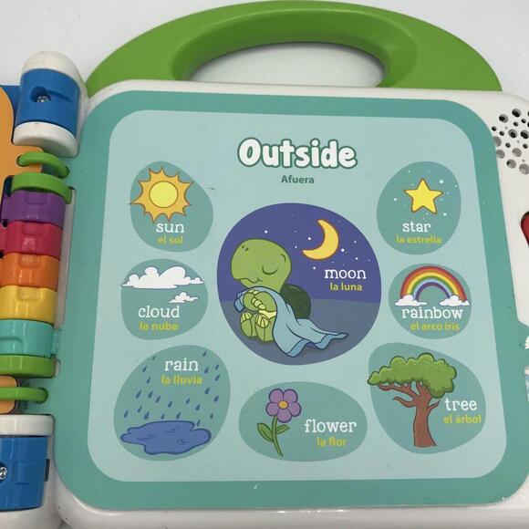 VTech Leapfrog Learning Friends 100 Words Electronic English Spanish Toy Book - Picture 11 of 15